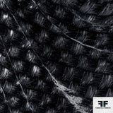 Abstract Burnout Velvet - Black - Fabrics & Fabrics NY
