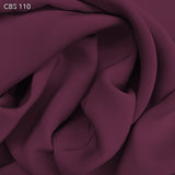 Silk Crepe Back Satin - Sangria Purple