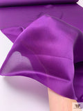 Solid Satin Faced Organza - Eminence Purple