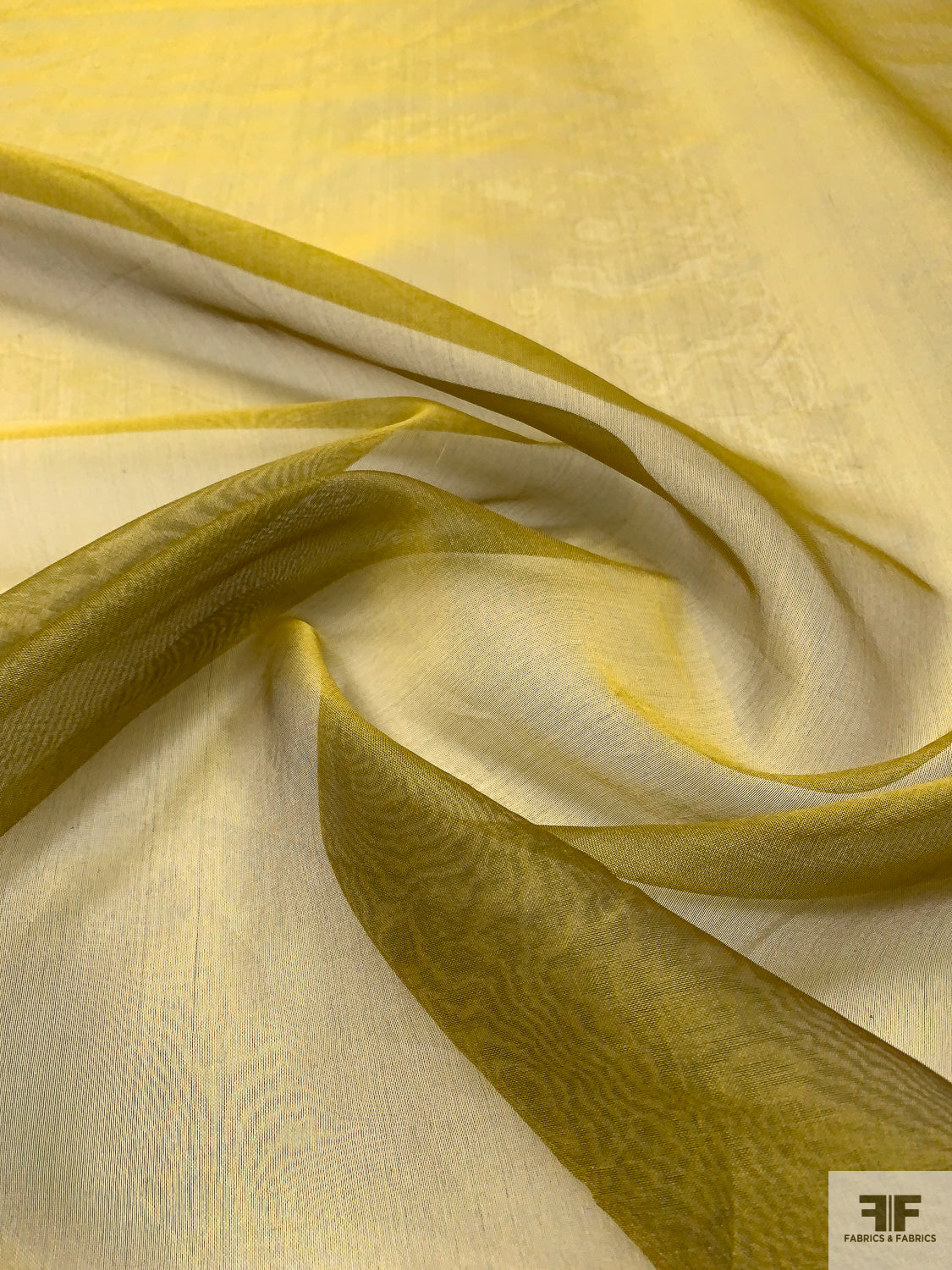 TND Metallic Leaf Print Organza Ribbon Roll – 6 Inches X 10 Yards, Gold & Silver
