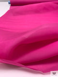 Solid Plain-Weave Silk Gazar - Bubblegum Pink