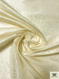 French Web of Sticks Jacquard-Weave Silk Taffeta - Light Ivory