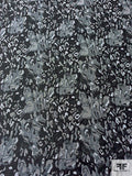 Animal Pattern Brocade - Black / Grey