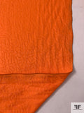 Italian Geometric Jacquard Cotton - Orange