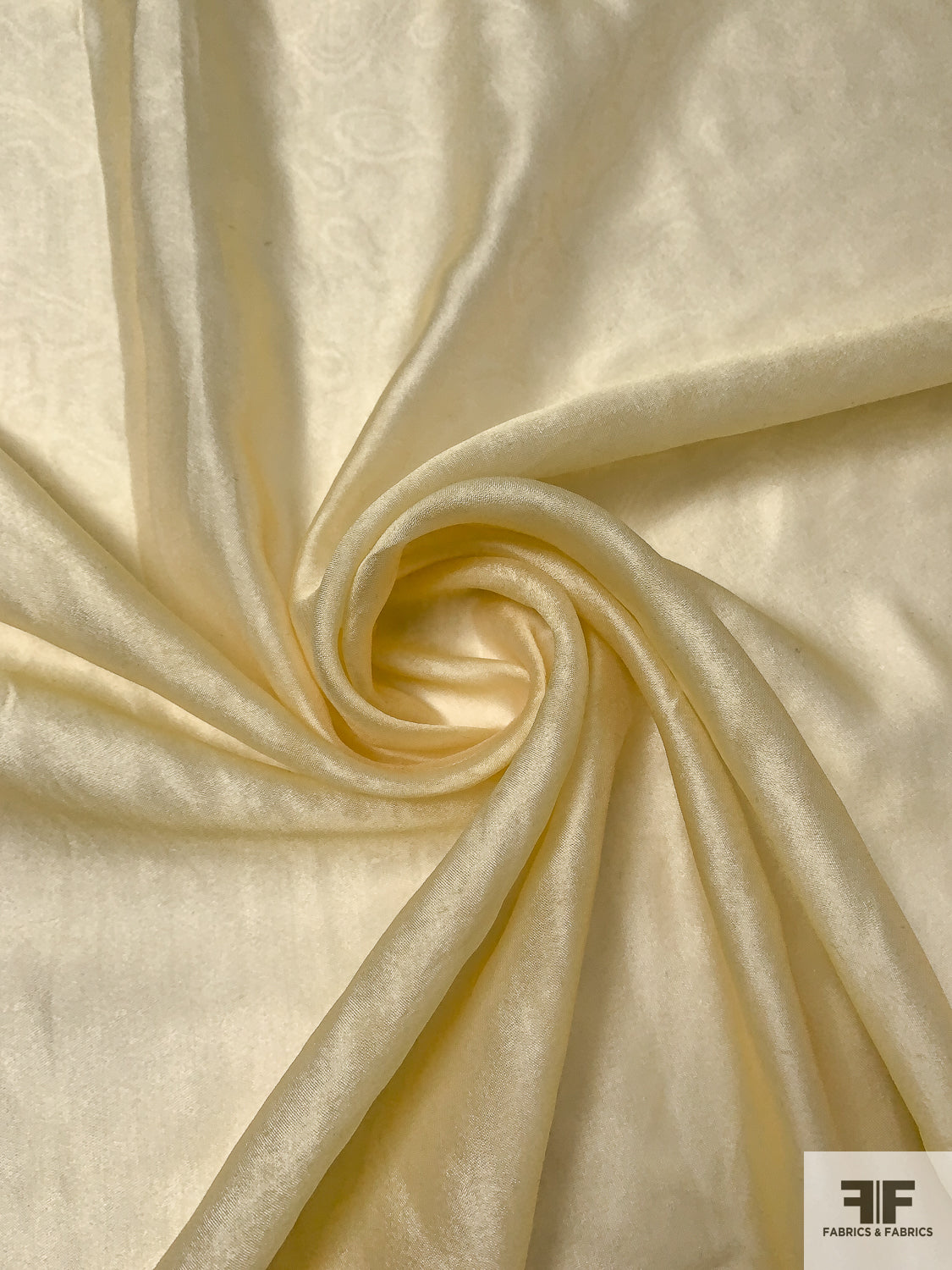 Italian 2-Ply Solid Polyester Organza - Pastel Yellow | FABRICS ...