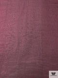 Made in Switzerland Shimmer Iridescent Crinkled Organza - Wine Red