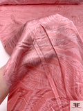 Wispy Trails Printed Silk Charmeuse - Dusty Pinks