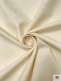 Made in Switzerland Houndstooth-Inspired Brocade - Cream / White