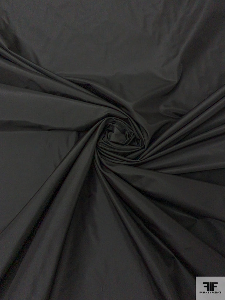 Black Taffeta Silk Fabric