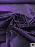 Italian Ralph Lauren Solid Silk Taffeta - Iridescent Purple