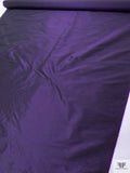 Italian Ralph Lauren Solid Silk Taffeta - Iridescent Purple