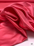 Made in Japan Solid Silk-Rayon Duchess Satin - Deep Coral Pink