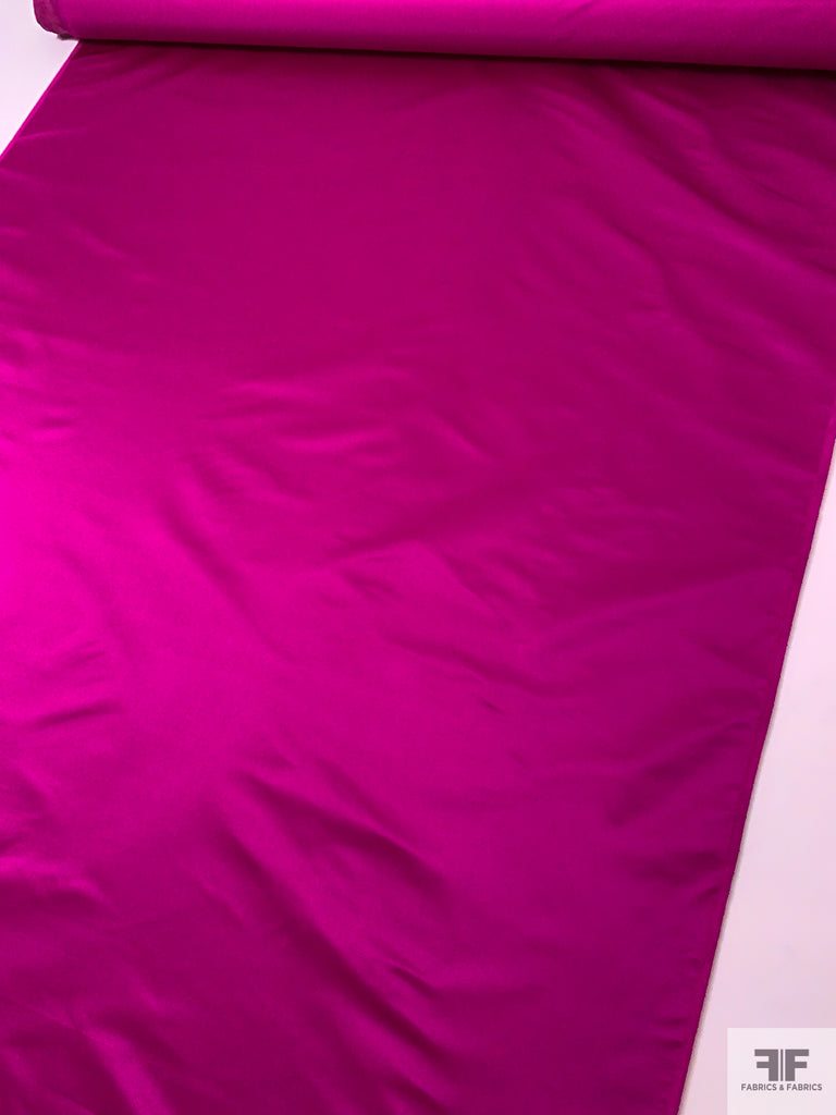 Made in Japan Solid Silk-Rayon Duchess Satin - Dark Fuchsia | FABRICS ...