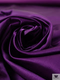 Made in Japan Solid Silk-Rayon Duchess Satin - Imperial Purple