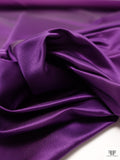 Made in Japan Solid Silk-Rayon Duchess Satin - Imperial Purple