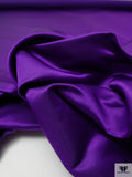 Made in Japan Solid Silk-Rayon Duchess Satin - Purple