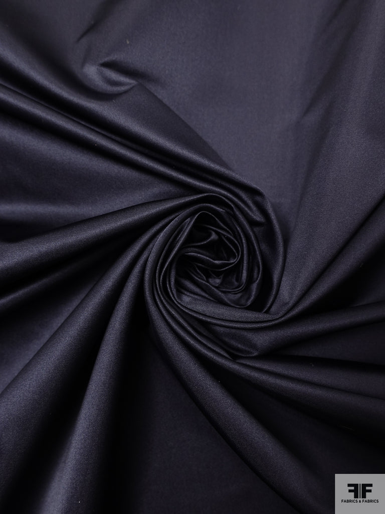 Made in Japan Solid Silk-Rayon Duchess Satin - Midnight Navy | FABRICS ...