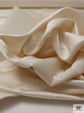 Made in Japan Solid Silk-Rayon Duchess Satin - Cream