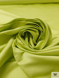 Made in Japan Solid Silk-Rayon Duchess Satin - Bright Lime