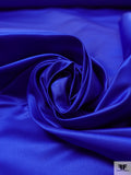 Made in Japan Solid Silk-Rayon Duchess Satin - Royal Cobalt Blue