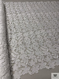 Floral Vines Guipure Lace - Off-White