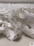 Floral Vines Guipure Lace - Off-White