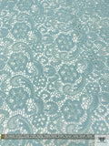 Paisley Floral Guipure Lace - Light Sky Blue