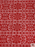 Regal Boho Crochet Lace - Red