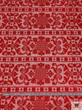 Regal Boho Crochet Lace - Red