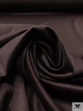 Italian Loro Piana Water Ripple Lightweight Wool-Cashmere Coating - Dark Brown