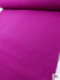 Italian Brushed Wool-Blend Coating - Fuchsia