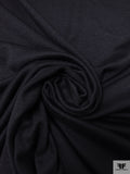 Italian Loro Piana Solid Cashmere Knit - Black