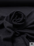 Italian Loro Piana Solid Cashmere Knit - Black