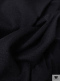 Italian Loro Piana Solid Cashmere Knit - Black