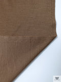 Italian Loro Piana Solid Cashmere Knit - Camel-Tan