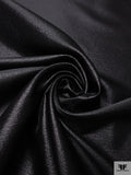 Slightly Textured Twill Lamé - Black