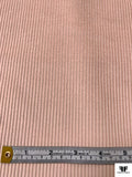 Italian Solid Wide Wale Cotton Corduroy - Blush Peach