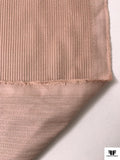 Italian Solid Wide Wale Cotton Corduroy - Blush Peach