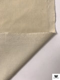 Italian Sold Mid-Wale Cotton Corduroy - Cream