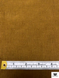 Italian Sold Mid-Wale Cotton Corduroy - Ochre Brown