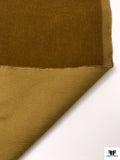 Italian Sold Mid-Wale Cotton Corduroy - Ochre Brown