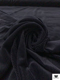 Solid Wide Wale Cotton Corduroy - Black