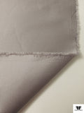 Made in Spain Silk-Polyester Zibeline - Light Grey