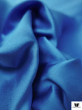 Made in Spain Silk-Polyester Zibeline - Azure Blue