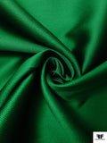 Made in Spain Polyester-Silk Textured Piqué Zibeline - Green