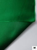 Made in Spain Polyester-Silk Textured Piqué Zibeline - Green