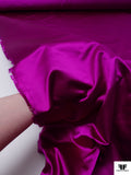 Italian Solid Silk Satin - Dark Magenta