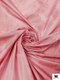 Italian Ruffo Coli Foggy Floral Warp Printed Polyester Taffeta - Pink / Dusty Pink