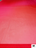 Italian Ruffo Coli Ombré Printed Chiffon - Hot Coral / Hot Pink