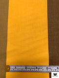 Italian Horizontal Striped Printed Fine Brushed Cotton Lawn - Yellow / Turmeric / Brown / Light Blue / White